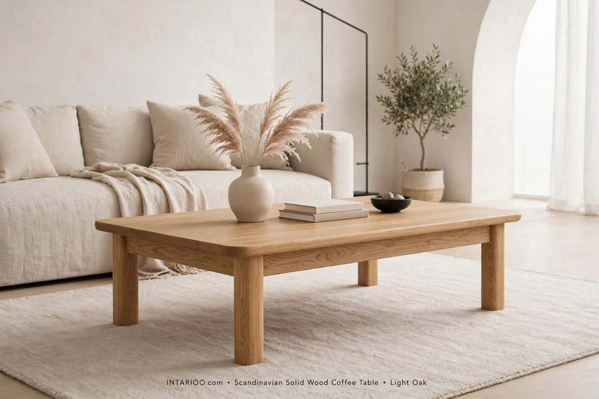 INTARIOO Haven - Modern Coffe Table / Solid Wood